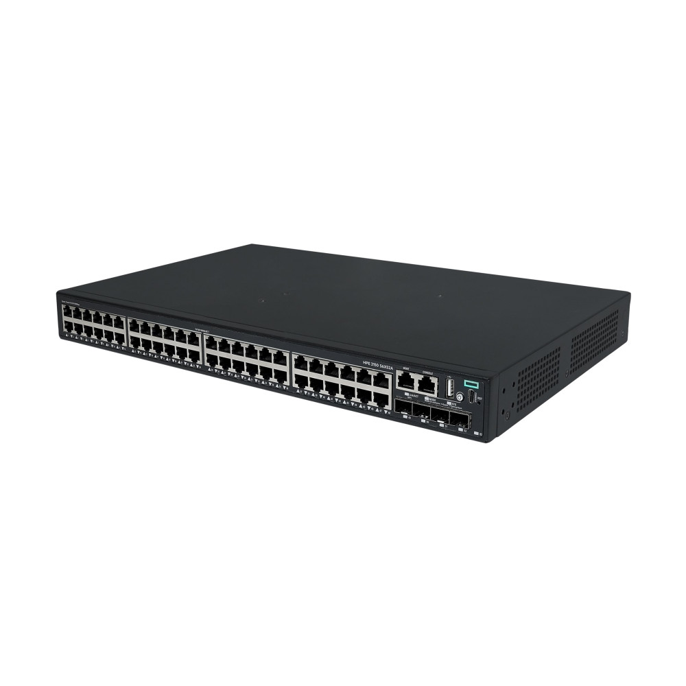 Produktbild för HPE Networking Comware 2150 48p 10M/100M/1G 4p SFP+ 1G/10G - switch - 48 portar - Administrerad - rackmonterbar