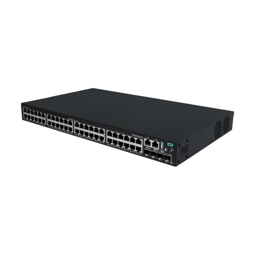 HP HPE Networking Comware 2150 48p 10M/100M/1G PoE+ 4p SFP+ 1G/10G 390W - switch - 48 portar - Administrerad - rackmonterbar