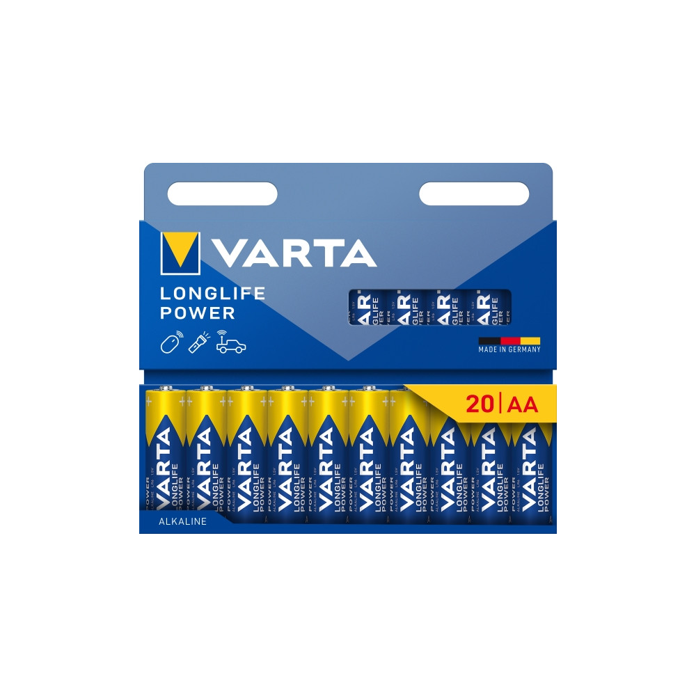 Produktbild för Varta 04906 121 720, Engångsbatteri, LR06, Alkalisk, 1,5 V,...