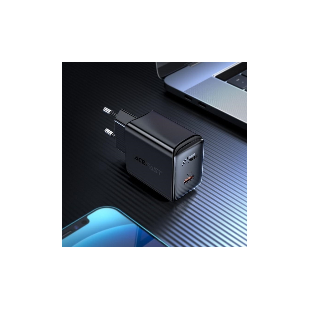 Produktbild för Acefast snabbladdare USB Type C 20W Power Delivery vit (A1 E...