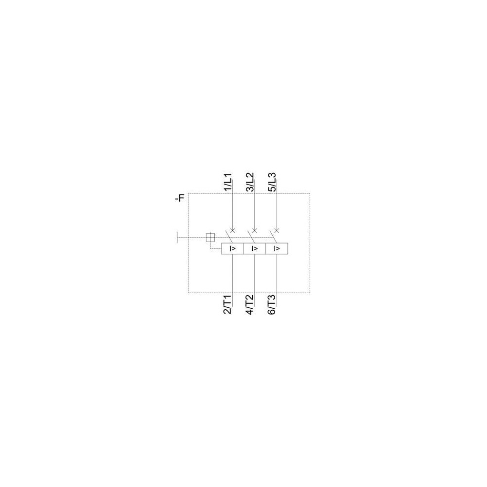 Produktbild för Siemens 3RV1011-1GA10 Strömbrytare 1 st 3 x strömbrytare Ins...