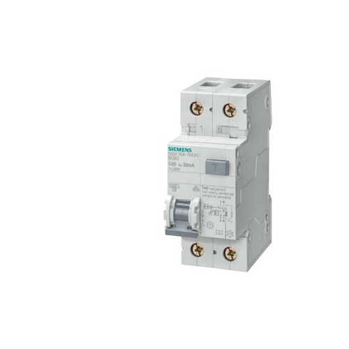 Siemens Kombibrytare med automatisk säkring/PFI C 20 A 1P+N, 300 mA...