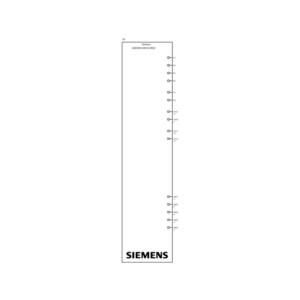 Produktbild för Siemens 6GK5876-4AA10-2BA2, IP20, 188 mm, 193 mm, 168 mm, 39...