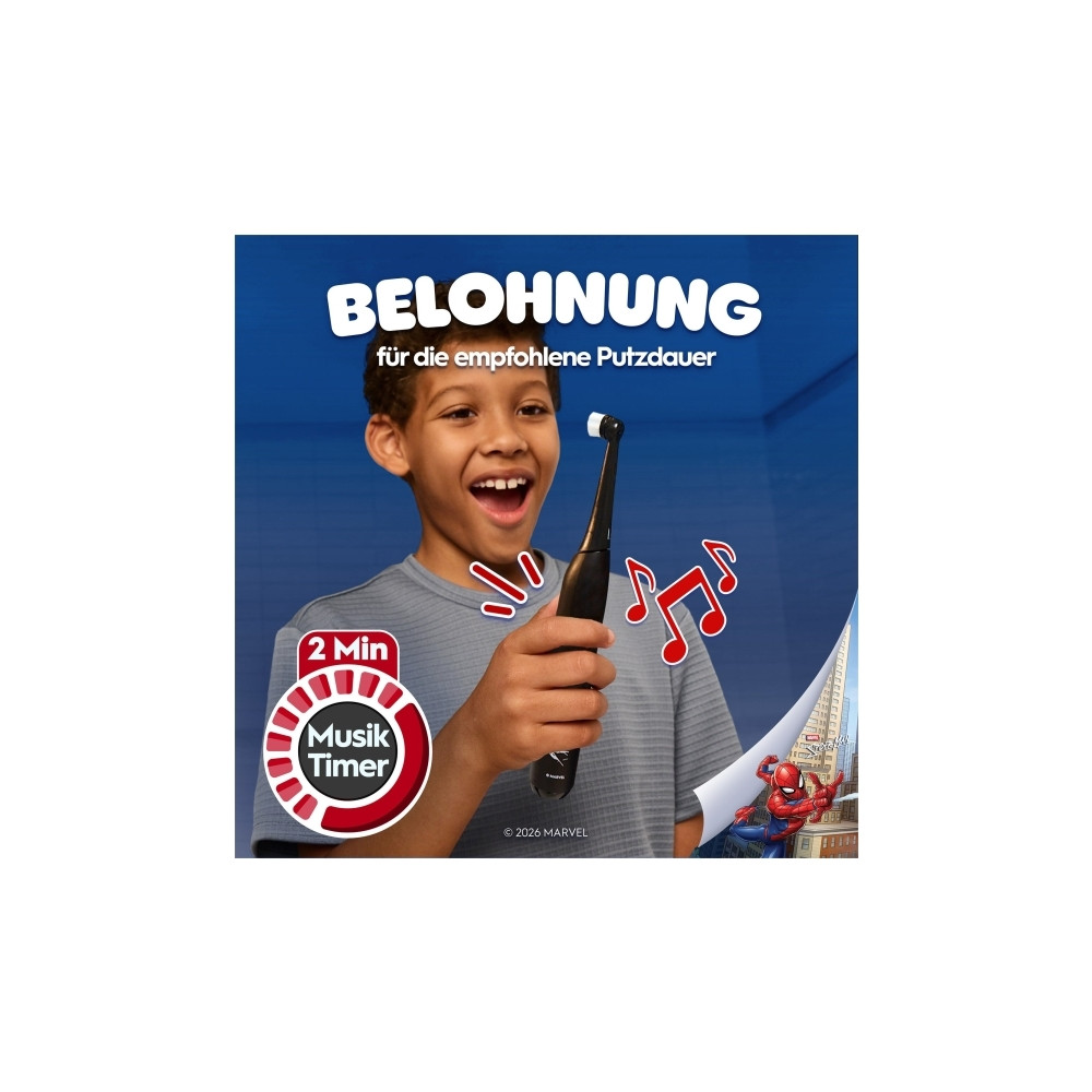 Produktbild för Oral-B iO Kids Spiderman, Barn, Roterande tandborste, Daglig...