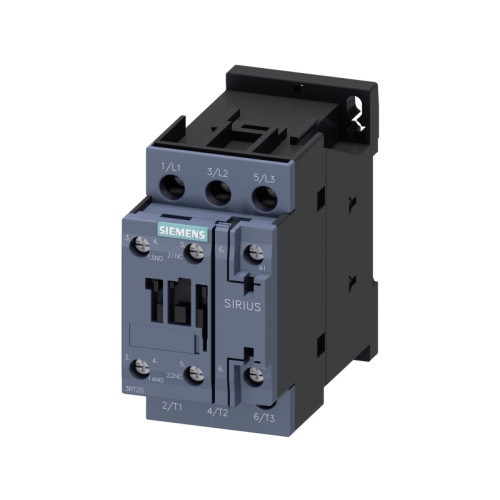 Siemens Kontaktor 5.5kW/400V ac 230V, 1NO/1NC, 3-polet, Størrelse S0...