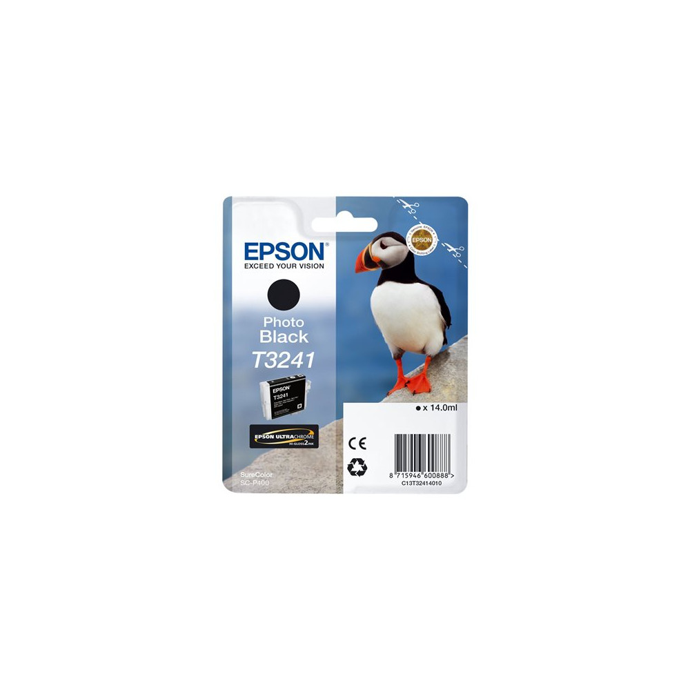 Produktbild för Epson T3241 - svart - original - bläckpatron