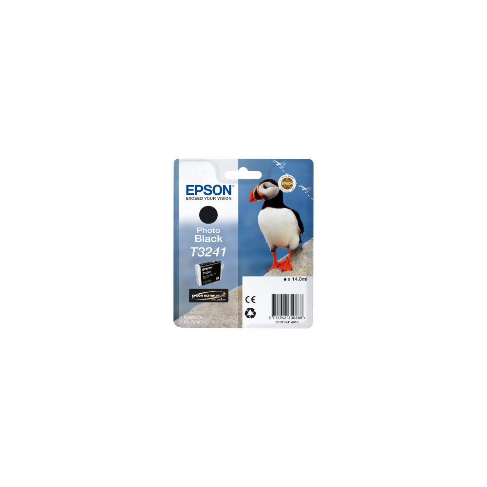 Produktbild för Epson T3241 - svart - original - bläckpatron