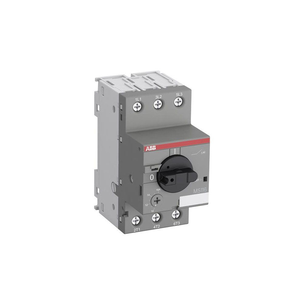 Produktbild för ABB Manual Motor Protector MS116 3-polig inställningsområde...