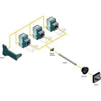 Produktbild för ABB Manual Motor Protector MS116 3-polig inställningsområde...