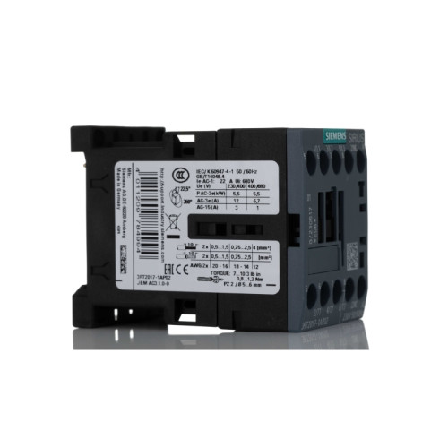 Siemens Siemens 3RT2017-1AP02 Contactor 3 x brytare 5,5 kW 230 V/AC...