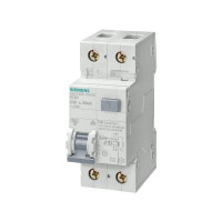 Produktbild för Kombibrytare Automat/PFI 300 mA C 13 A 1P+N 6 kA 5SU1656-7KK...