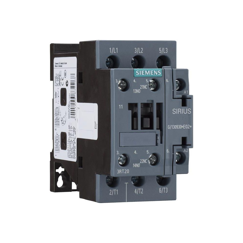Produktbild för Siemens 3RT2027-1AP00 Contactor 3 x brytare 15 kW 230 V/AC 3...