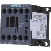 Produktbild för Siemens 3RT2016-1AP02 Contactor 3 x brytare 4 kW 230 V/AC 9...