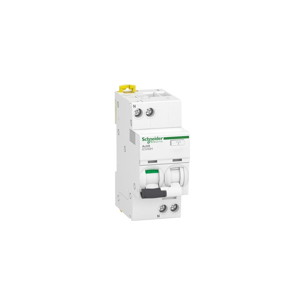 Produktbild för SCHNEIDER ELECTRIC Kombinationsbrytare RCBo iCV40H 1 pol + n...