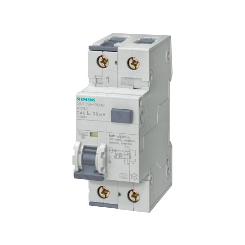 Siemens SIEMENS Kombinationsbrytare C 10A, 1-polig + nollC-karaktäri...