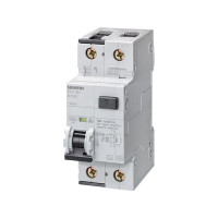 Produktbild för SIEMENS Kombinationsbrytare C 10A, 1-polig + nollC-karaktäri...