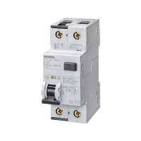 Produktbild för SIEMENS Kombinationsbrytare C 10A, 1-polig + nollC-karaktäri...
