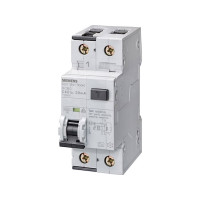 Produktbild för SIEMENS Kombinationsbrytare C 10A, 1-polig + nollC-karaktäri...