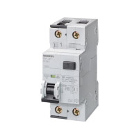 Produktbild för SIEMENS Kombinationsbrytare C 10A, 1-polig + nollC-karaktäri...