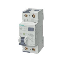 Produktbild för SIEMENS Kombinationsbrytare C 10A, 1-polig + nollC-karaktäri...