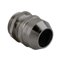 Produktbild för Mässing kabelgenomföring M20 IP68 kabel Ø7-13 mm gänga L:6 m...