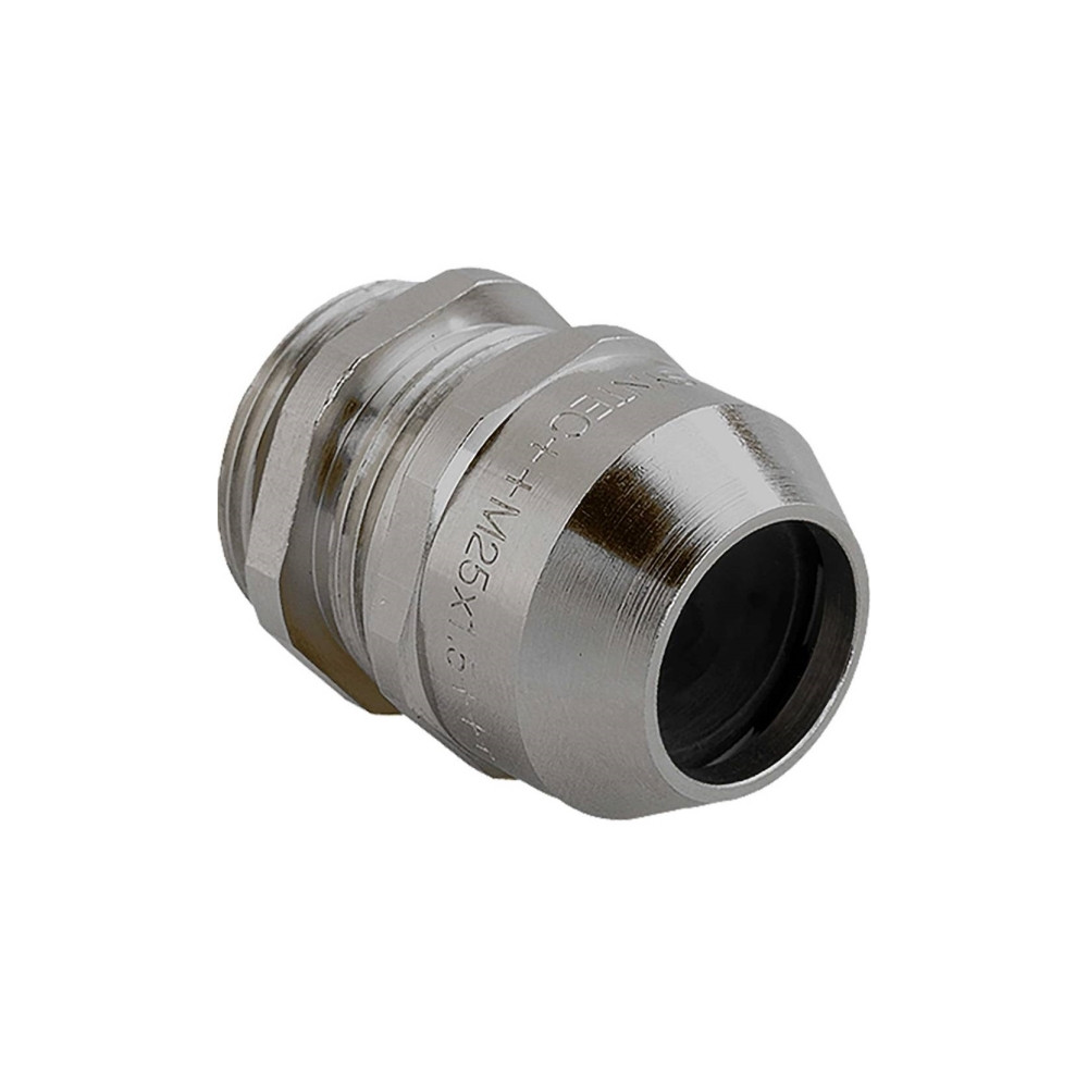 Produktbild för Mässing kabelgenomföring M20 IP68 kabel Ø7-13 mm gänga L:6 m...
