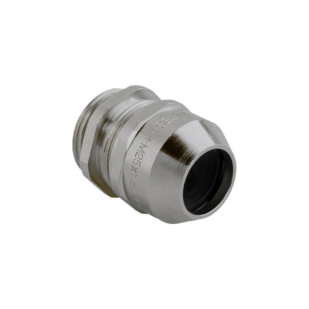 Produktbild för Mässing kabelgenomföring M12 IP68 kabel Ø3–7 mm gänga L:5 mm