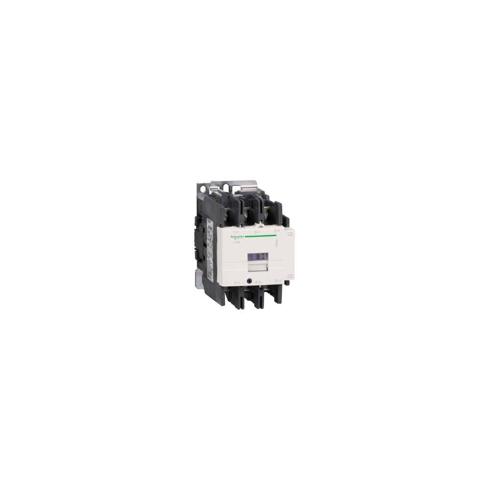 Produktbild för SCHNEIDER ELECTRIC Contactor 37kW, 400V AC, 80A vid AC3,3 po...