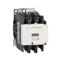 Produktbild för SCHNEIDER ELECTRIC Contactor 37kW, 400V AC, 80A vid AC3,3 po...