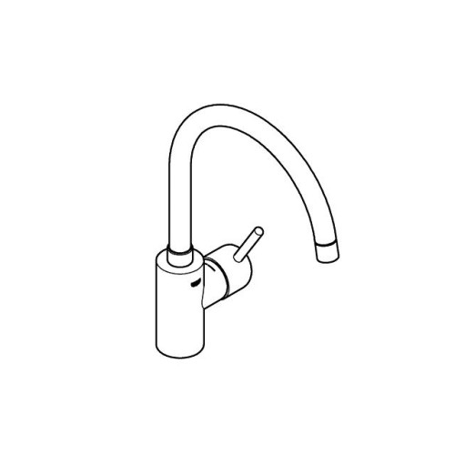 GROHE Grohe Concetto etgr kök C-utlopp – etgr. köksblandare, högt...