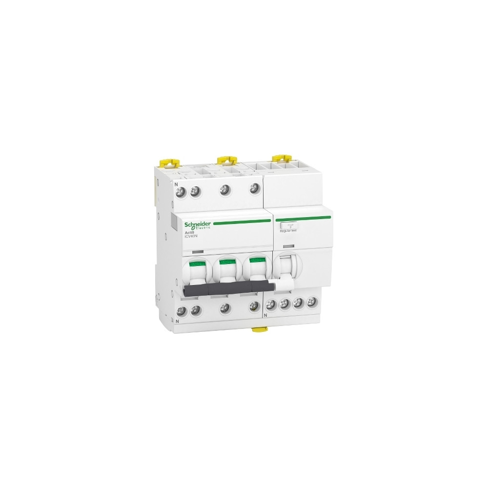 Produktbild för Kombibrytare RCBo, HPFI, iCV40N, 3P+N C 16 A, 30 mA, klass A