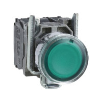 Produktbild för SCHNEIDER ELECTRIC Lamptryck komplett med LED och platt tryc...