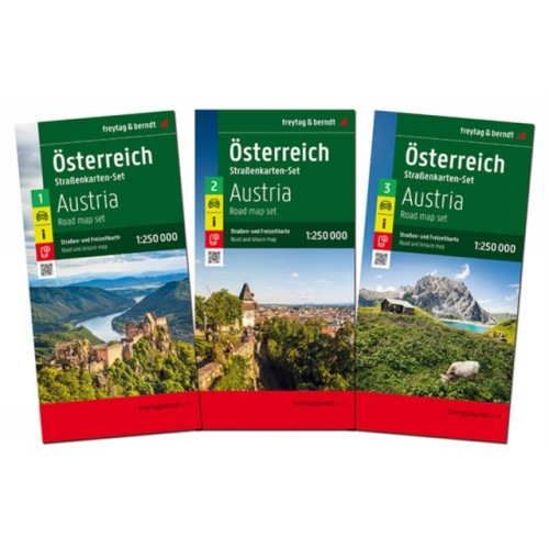 Freytag-Berndt Austria Road Map Pack - 3 Map set