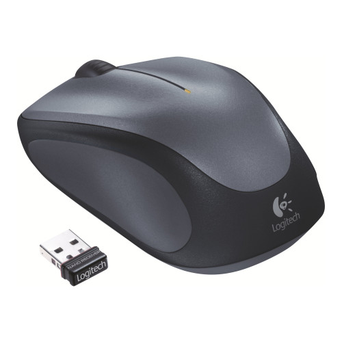 Logitech Logitech M235 - 2:a generationen - mus - 2.4 GHz - grå