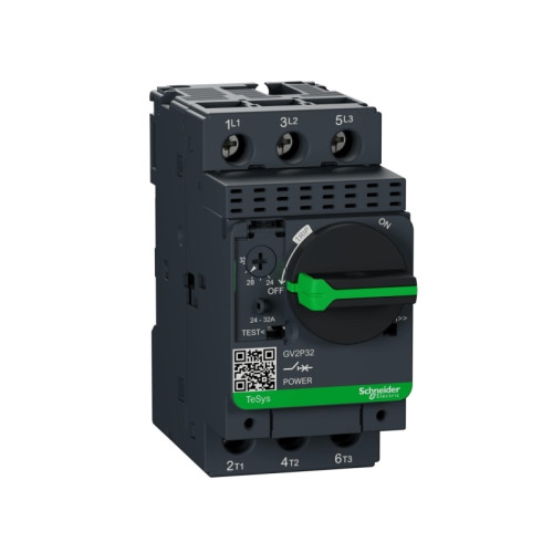SCHNEIDER ELECTRIC SCHNEIDER ELECTRIC Manuell motorskydd TypGV2-P 3-poligt inst...