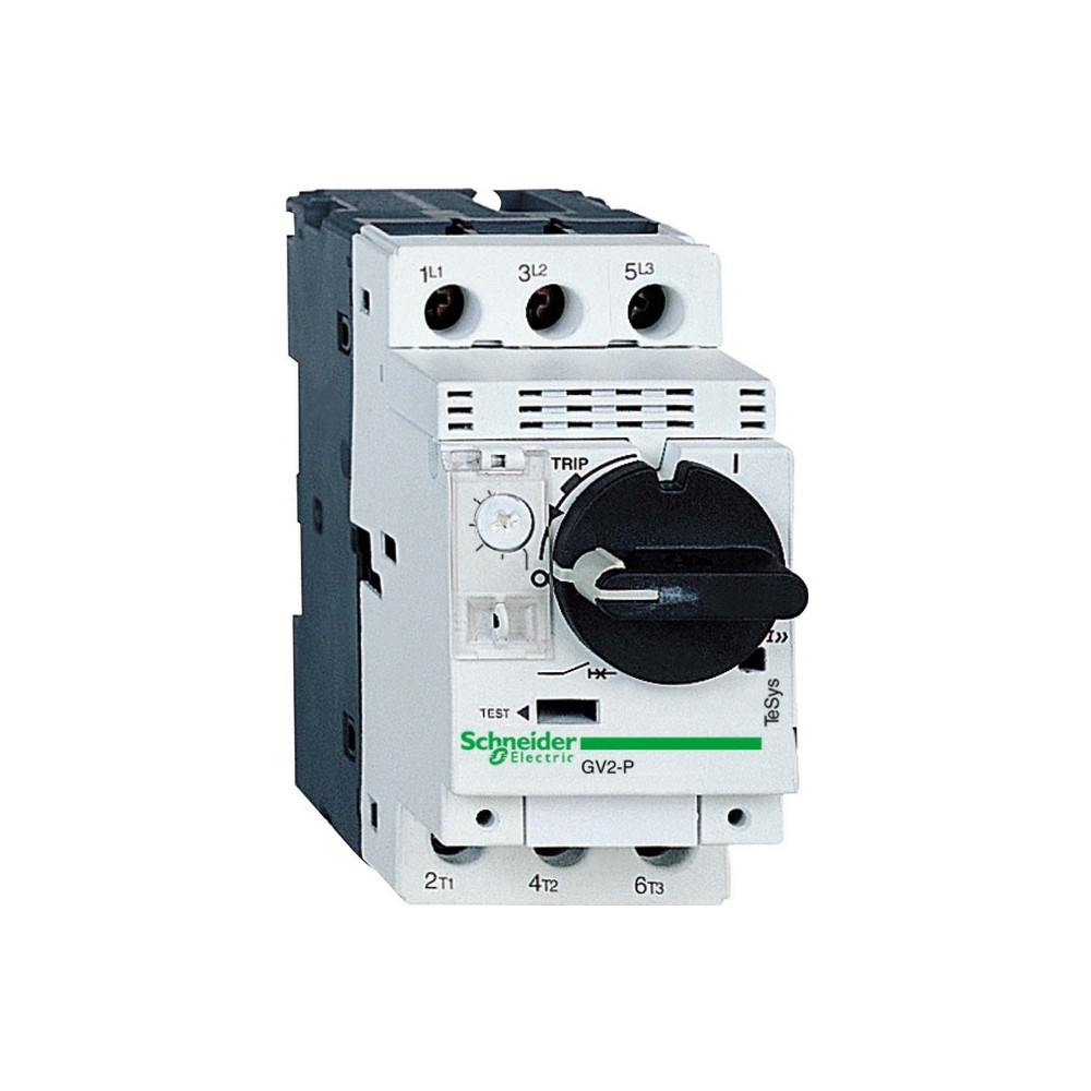 Produktbild för SCHNEIDER ELECTRIC Manuell motorskydd TypGV2-P 3-poligt inst...