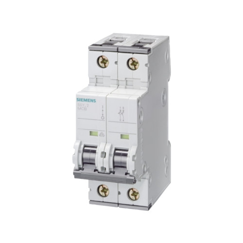 Siemens SIEMENS Strömbrytare C 6A, 2-poligC-karaktäristik6kA kortslu...
