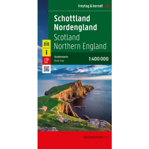 Freytag-Berndt Scotland - North England, Road map 1:400.000