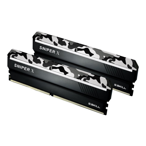 G.Skill G.Skill SNIPER X Series - Urban Camo - DDR4 - sats - 32 GB: 2 x 16 GB - DIMM 288-pin - 3200 MHz / PC4-25600 - ej buffrad