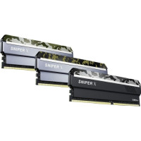 Produktbild för G.Skill SNIPER X Series - Urban Camo - DDR4 - sats - 32 GB: 2 x 16 GB - DIMM 288-pin - 3200 MHz / PC4-25600 - ej buffrad