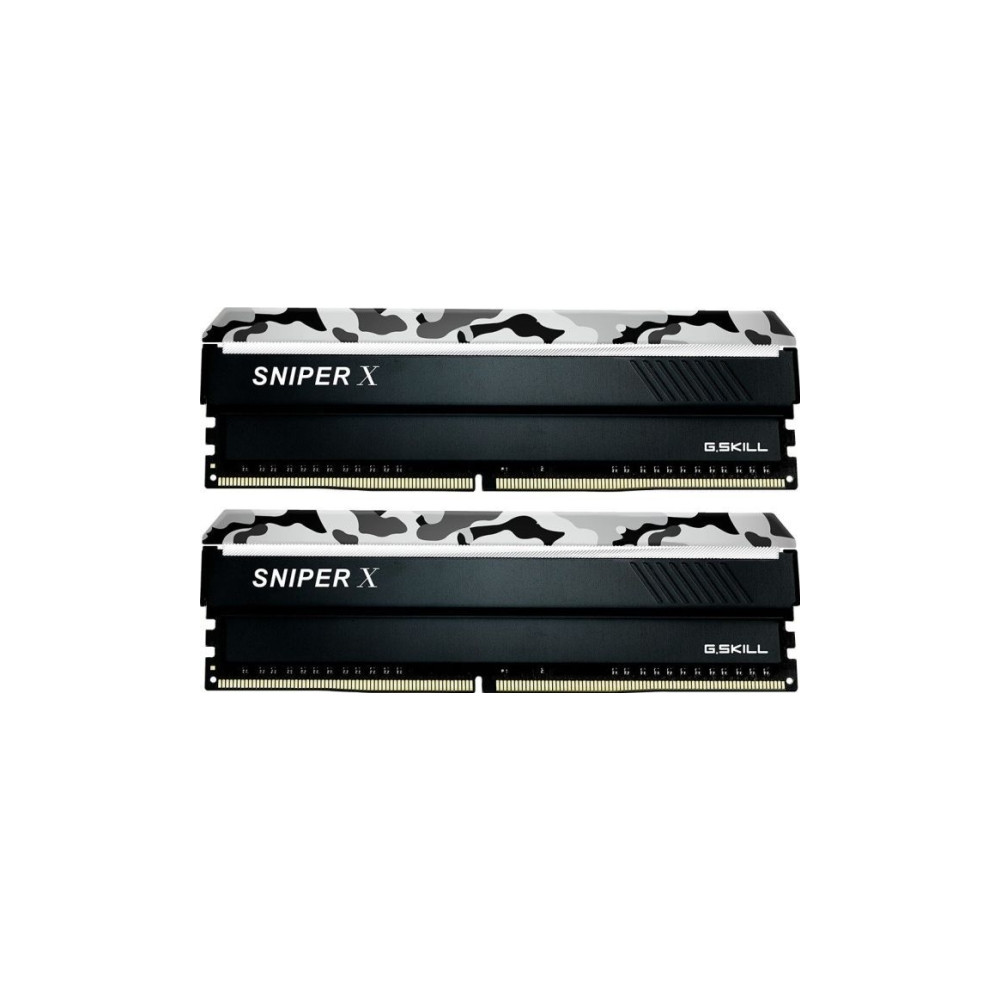 Produktbild för G.Skill SNIPER X Series - Urban Camo - DDR4 - sats - 32 GB: 2 x 16 GB - DIMM 288-pin - 3200 MHz / PC4-25600 - ej buffrad
