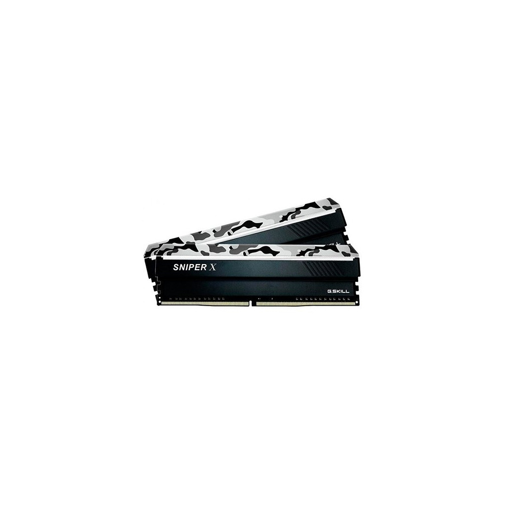Produktbild för G.Skill SNIPER X Series - Urban Camo - DDR4 - sats - 32 GB: 2 x 16 GB - DIMM 288-pin - 3200 MHz / PC4-25600 - ej buffrad