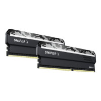 Produktbild för G.Skill SNIPER X Series - Urban Camo - DDR4 - sats - 32 GB: 2 x 16 GB - DIMM 288-pin - 3200 MHz / PC4-25600 - ej buffrad