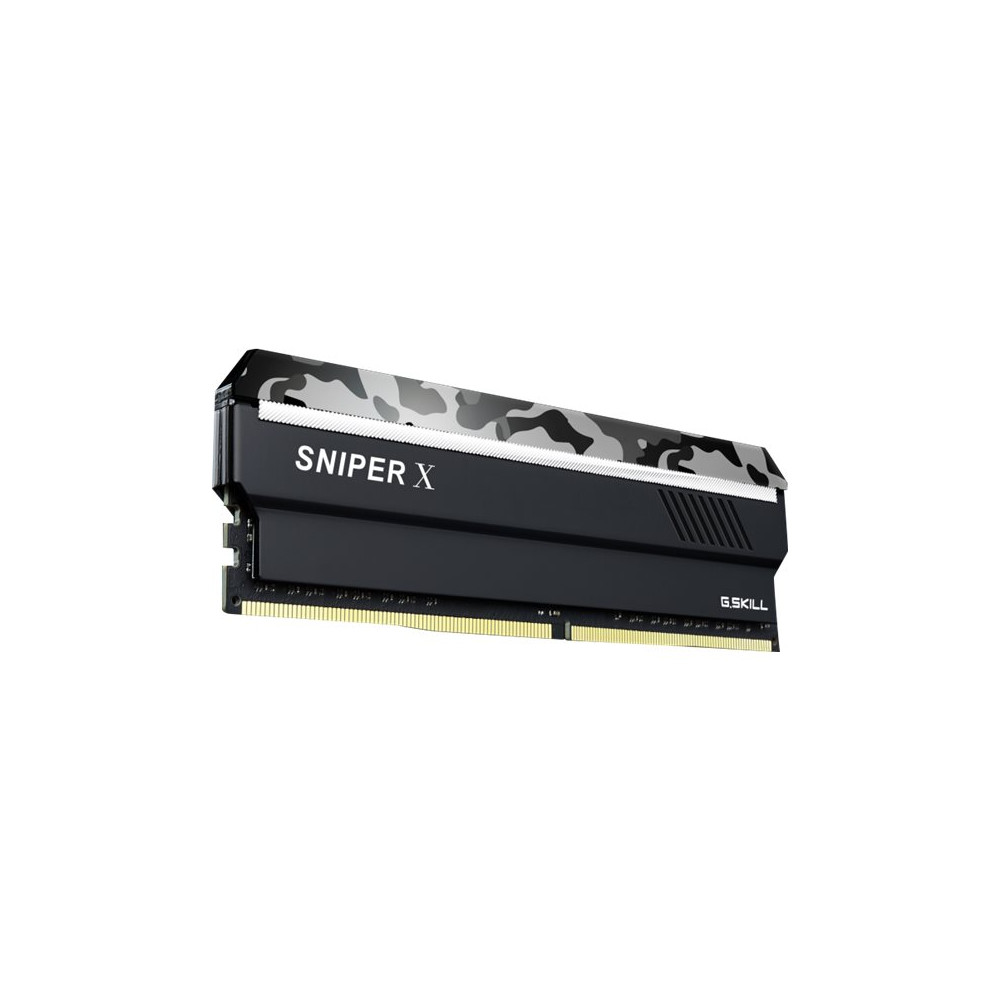 Produktbild för G.Skill SNIPER X Series - Urban Camo - DDR4 - sats - 32 GB: 2 x 16 GB - DIMM 288-pin - 3200 MHz / PC4-25600 - ej buffrad