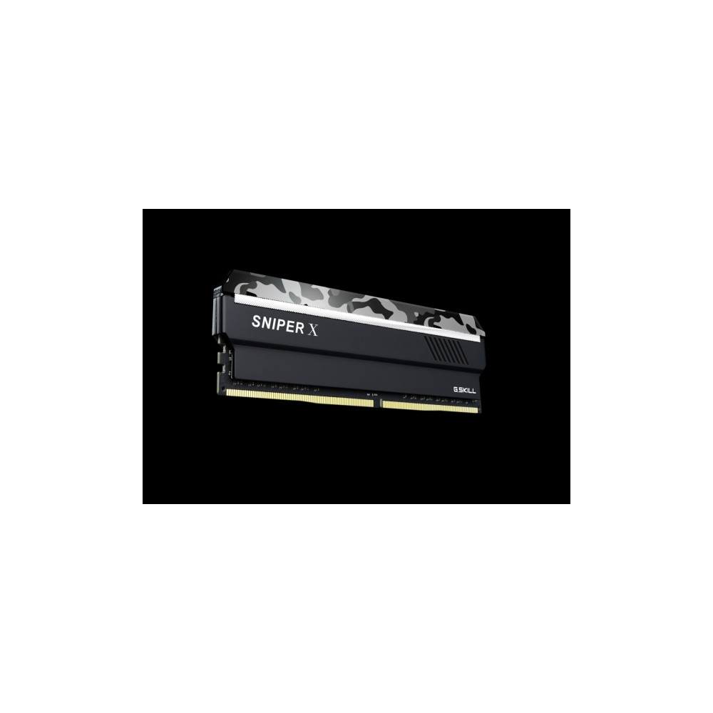 Produktbild för G.Skill SNIPER X Series - Urban Camo - DDR4 - sats - 32 GB: 2 x 16 GB - DIMM 288-pin - 3200 MHz / PC4-25600 - ej buffrad