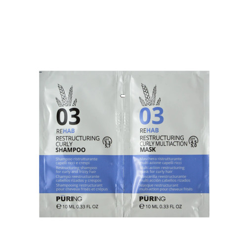 PÜRING PÜRING PR 03 Rehab Shampoo + Mask 10+10ml