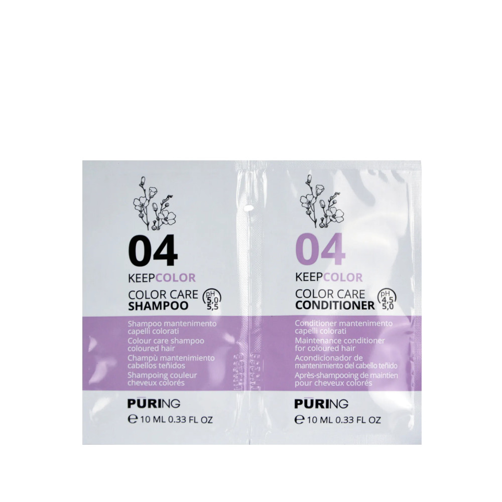 Produktbild för PÜRING PR 04 Keepcolor Shampoo + Conditioner 10+10ml