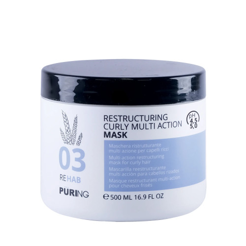 PÜRING PÜRING PR 03 Rehab Restructuring Curly Multi Action Mask 500ml