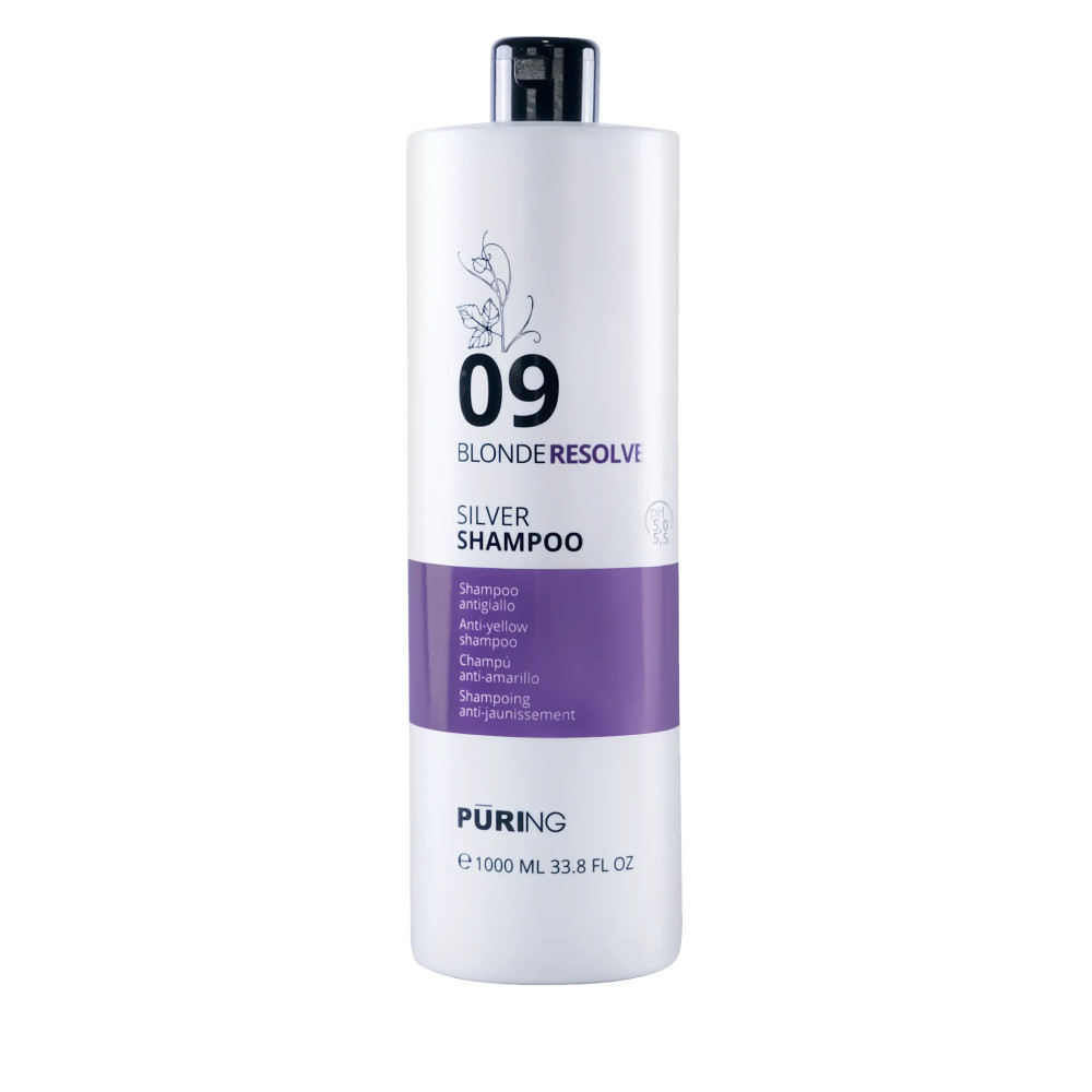 Produktbild för PÜRING PR 09 BlondeResolve Silver Shampoo 1000ml