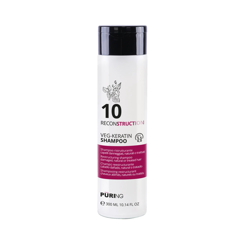 Produktbild för PÜRING PR 10 Reconstruction Veg-Keratin Shampoo 300ml
